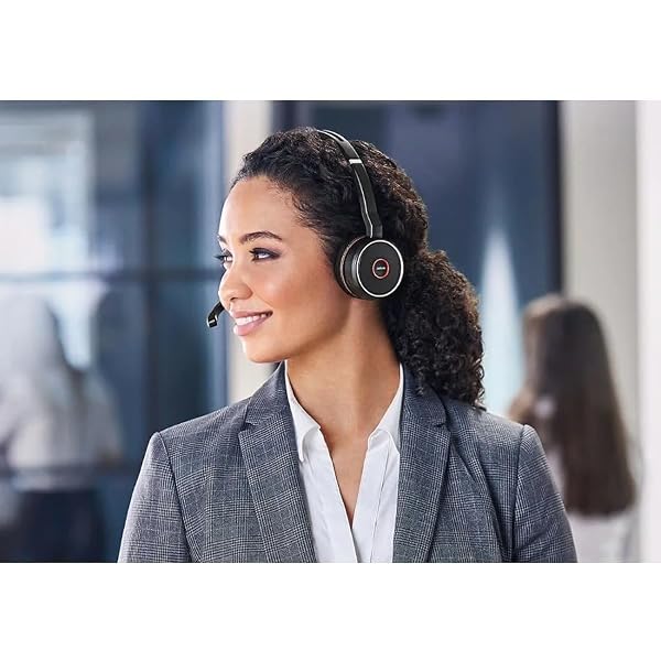 Jabra Evolve 75 SE - MS Stereo Wireless Headset/Music Headphones Black by Jabra - Image 2