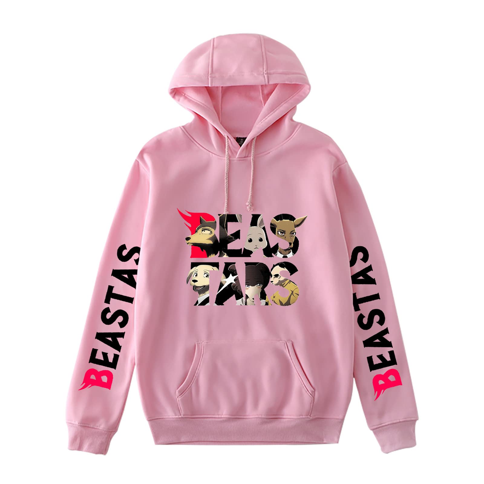 Keepmore Men's #2 Unisex Anime Beastars Hoodie Fashion Autumn Winter Drawstring Hooded Sportswear
