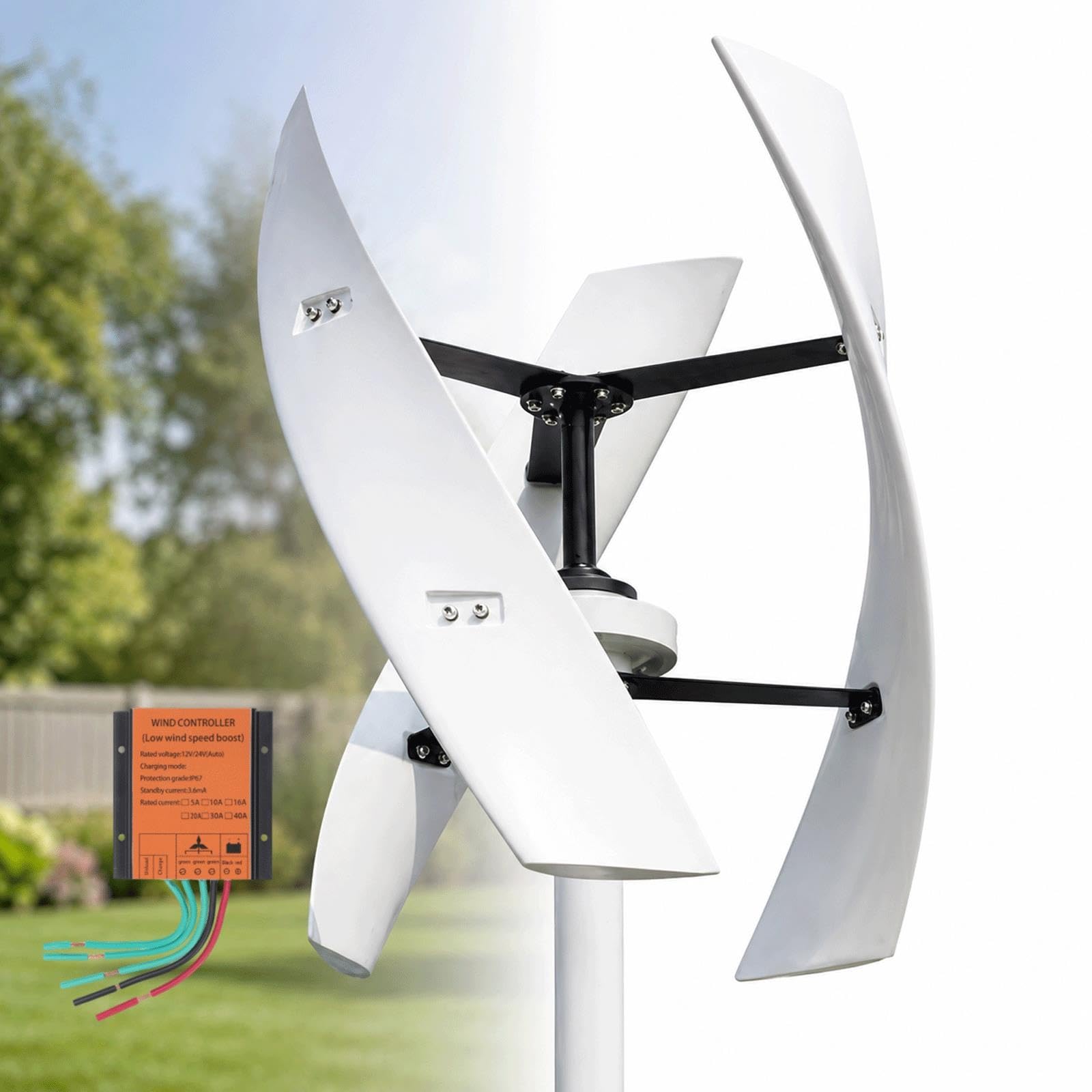 Generatore Eolico, Turbina Eolica ad Asse Verticale da 20 kW