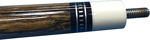 Miniatura 5 de Meucci SB4 - Taco de billar hecho a mano con eje profesional - Bocote + estuche rígido