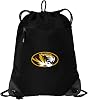 Mizzou Drawstring Bag University of Missouri Cinch Pack Backpack UNIQUE MESH & MICROFIBER
