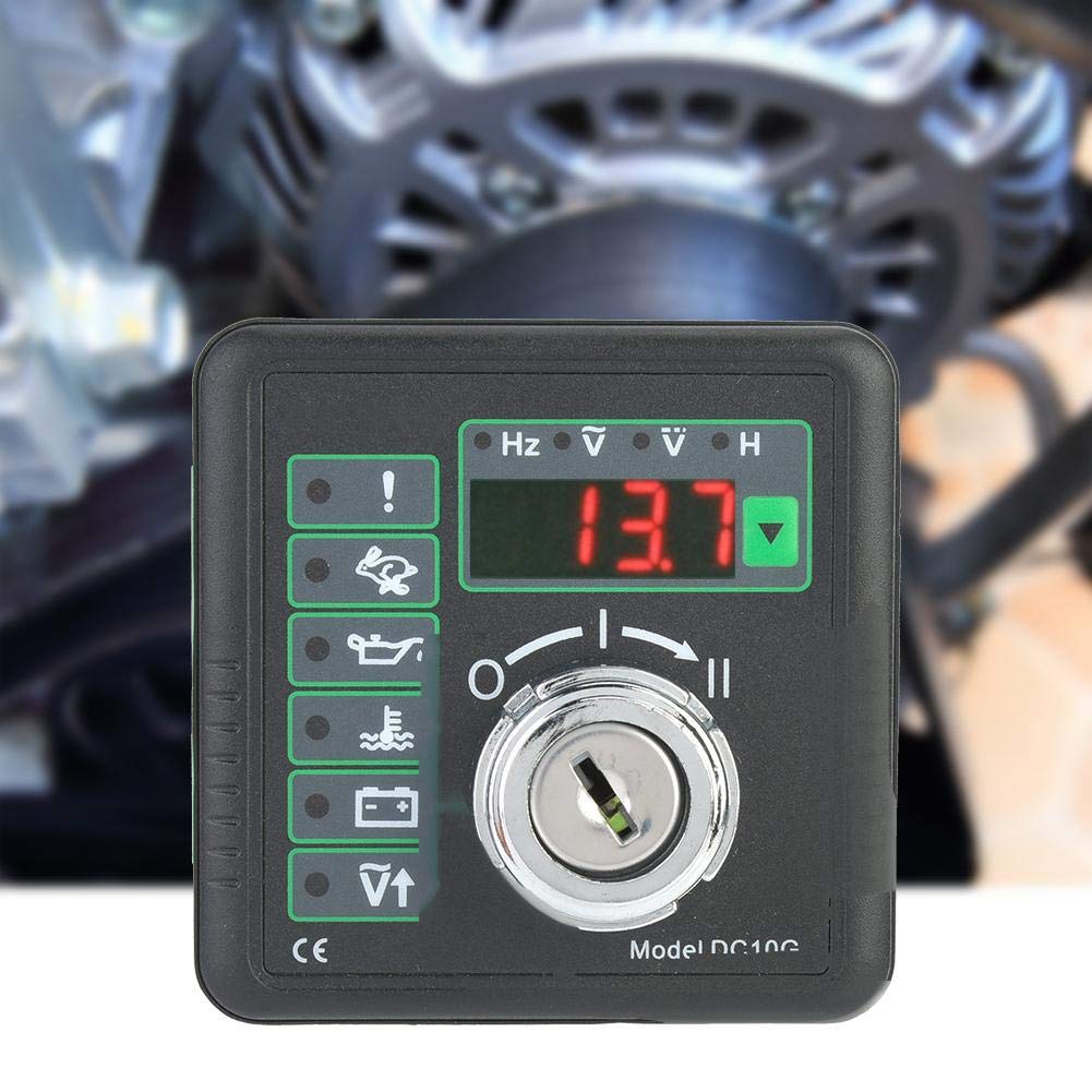 【 2021 nowa oferta 】 Instrukcja obsługi silnika Taidda- sterowanie startem, generator ręczny sterownik silnika DC10G, regulator startu, moduł panelu sterowania, części generatora