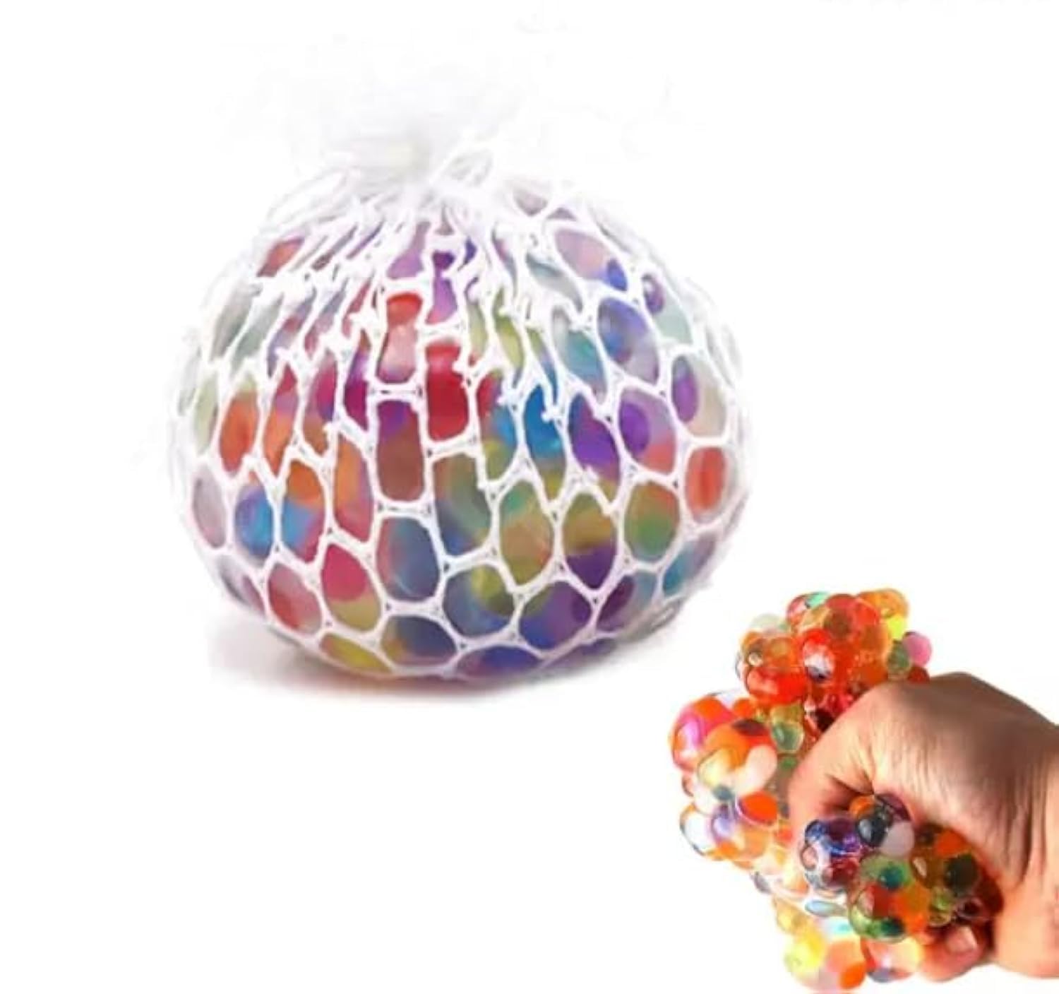 Squishy Bubble Ball, Stress Balls, Pop up Toys, Colorful Squeeze Balls, Mesh Ball for Adults, Youth
