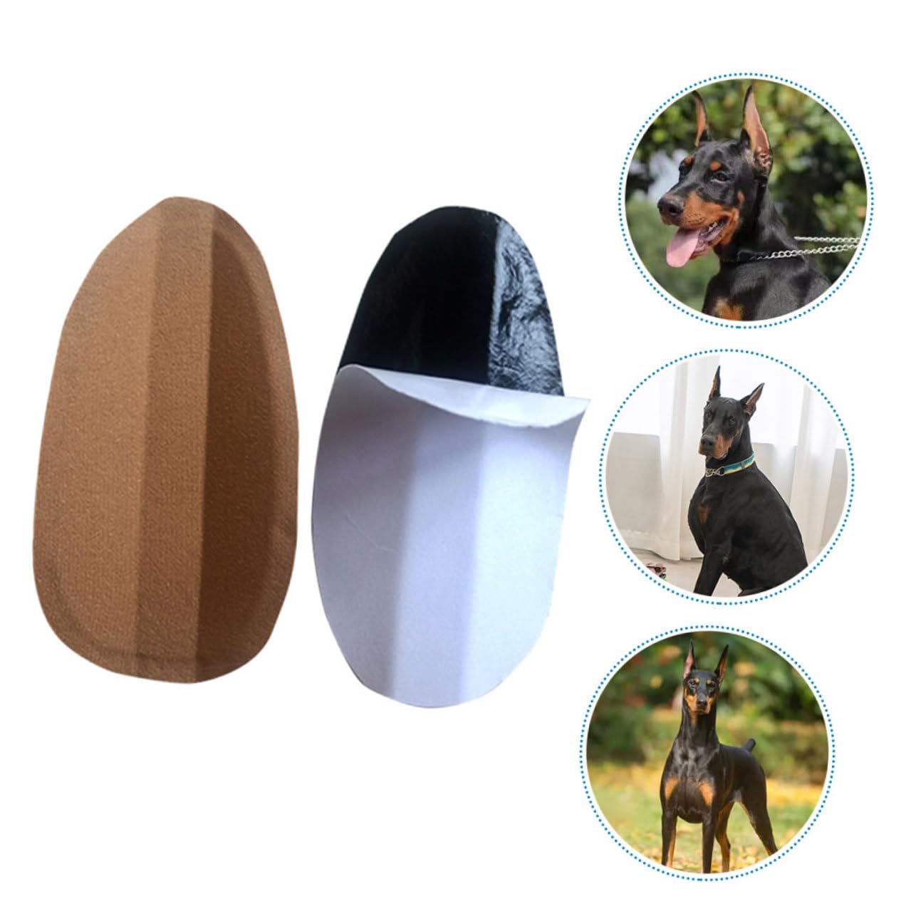 5 Pares en la Oreja Pegatina de pie con Oreja de Perro publicación de Oreja de Cachorro Soporte para Orejas de Perro Reutilizable Accesorio para Orejas de Perro stmnt Perros