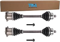 Vista 353 de TRQ Juego de conjunto de eje de transmisión CV delantero para conductor y pasajero, 2 piezas, compatible con Ford Explorer 4WD 95-01, Explorer AWD