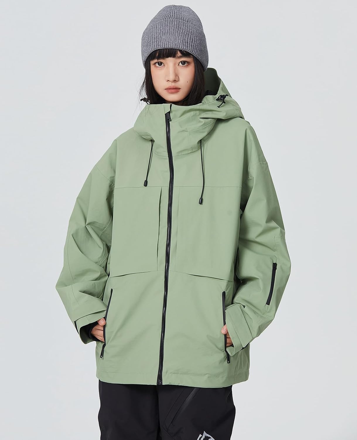 YEEFINE Women&Men's Snow Ski Jacket Insulated Waterproof Winter Warm Outdoor Snowboarding Coat Hooded
