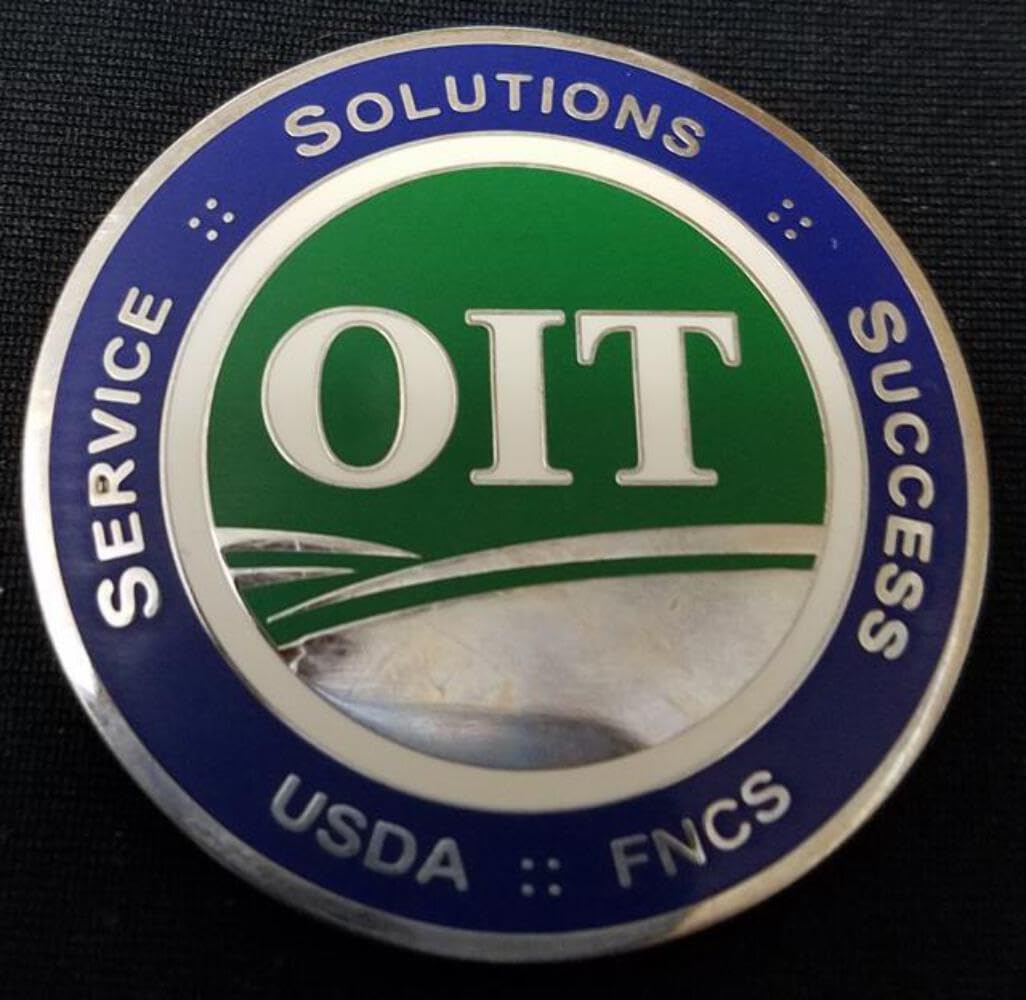USDA OIT Food Nutrition and Consumer Service Challenge Coin : Amazon.ca:  Toys & Games