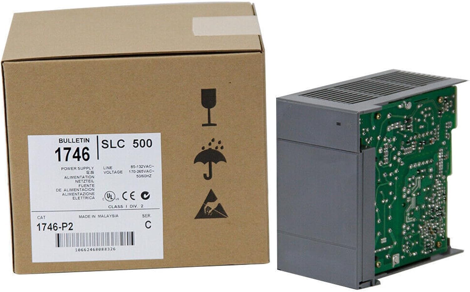 YNPPLGTJC 1746-P2 SLC 500 PLC Module 1746P2 Sealed in Box 1 Year Warranty