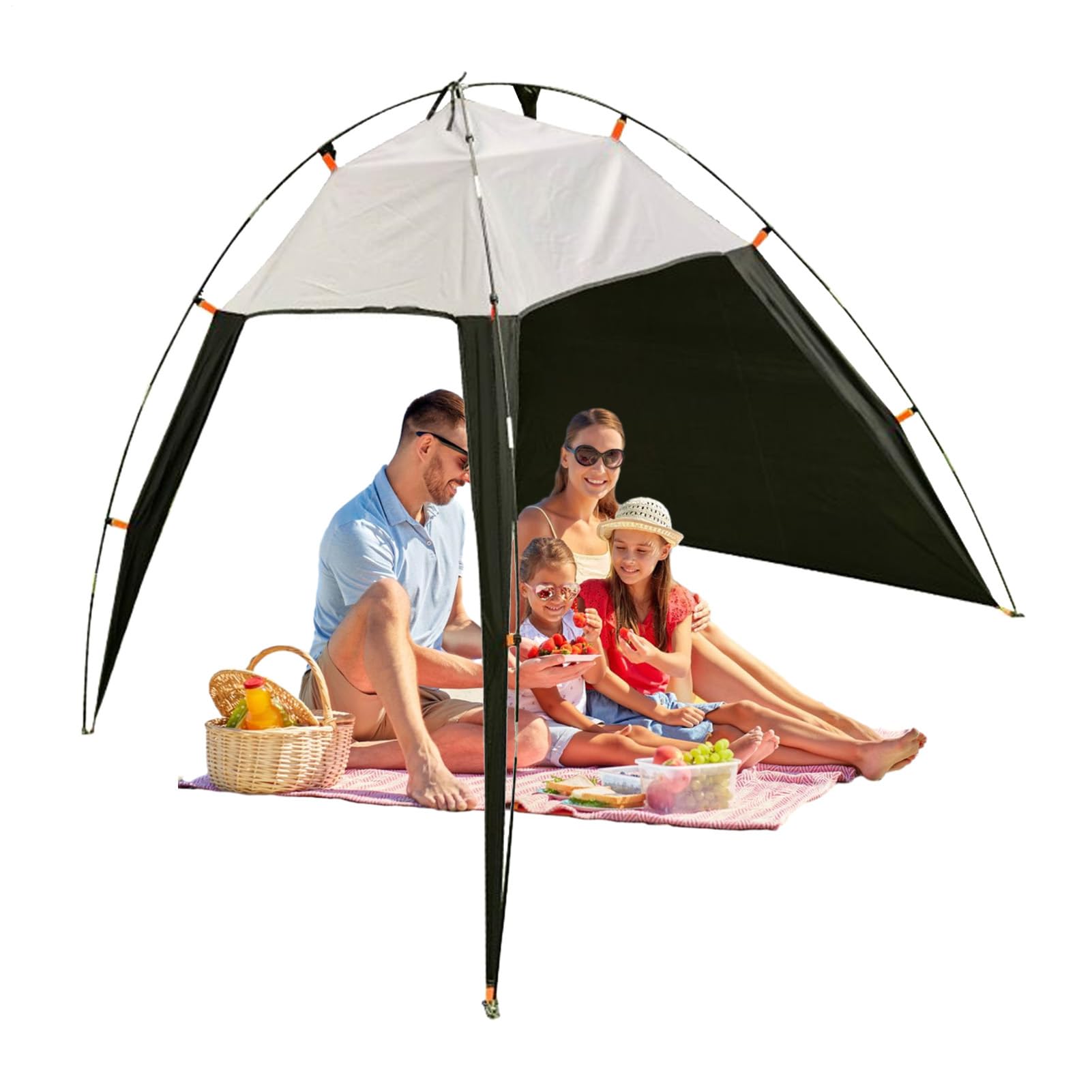 Auvent portable et tente légère imperméable Canopée d'Solaire pour le camping et la randonnée