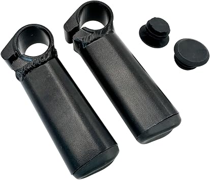UPANBIKE Bike Bar Ends Aluminum Alloy Lock On Ergonomics Design Mountain Bike Road Bicycle Handlebar Ends Black