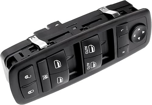 Miniatura 7 de Interruptor de ventana eléctrico compatible con Jeep Cherokee 2015-2022, Chrysler 200 2015-2017, Chrysler 300 2011-2020, Dodge Charger 2011-2019,