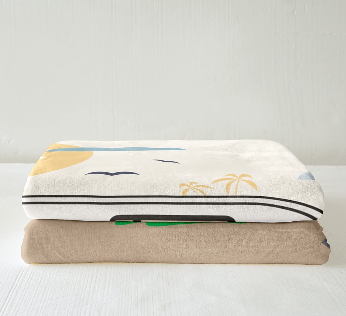 Grande coperta da campeggio Sherpa per camper e campeggio, coperta in pile per bambini, ragazzi, ragazze, camper, campeggio, auto, viaggi, coperta fuzzy per divano letto, queen 200 x 200 cm