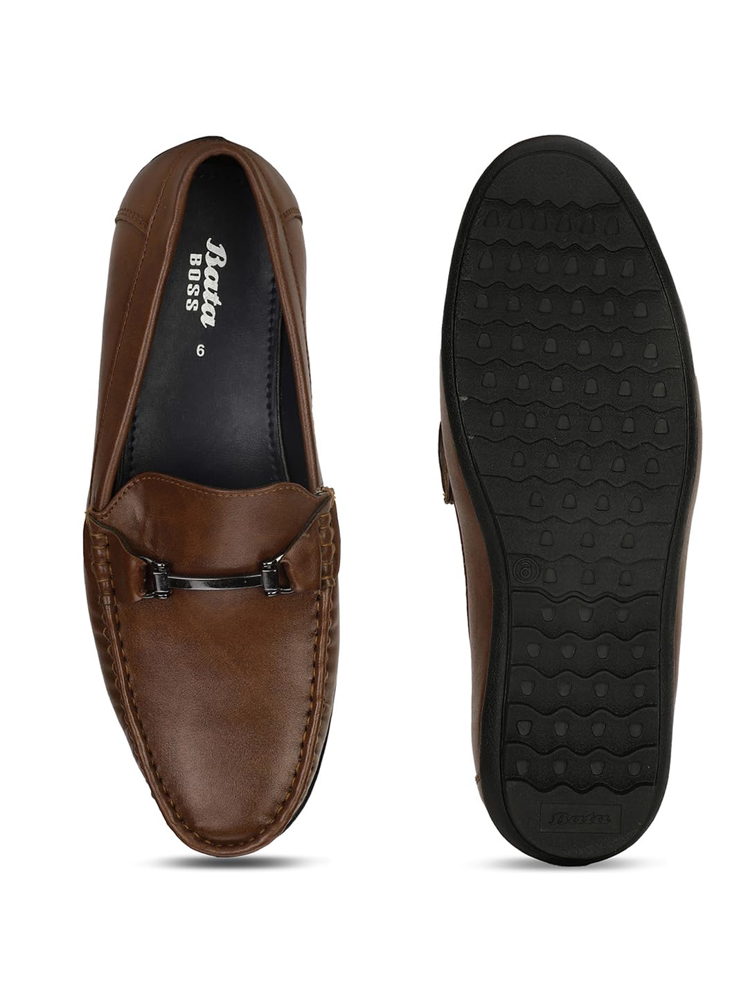 Bata Men's Loafers | Stylish & Comfortable Slip-On Shoes for Casual, Office & Everyday Wear | Versatile, Durable & Fashionable Footwear 5 61bbVfQkRjL. SL1440