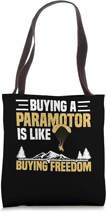 Paramotor Paraglider Pilot Kit Accessories For Paragliding Tote Bag