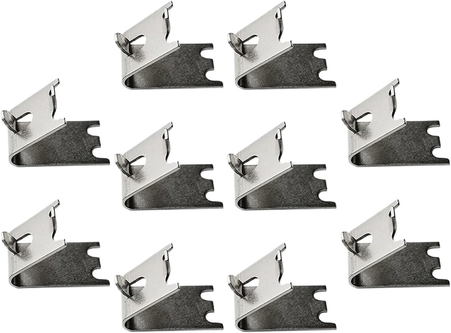 Freezer Shelf Clip 20pcs Freezer Shelf Clips Cooler Supports Heave Duty Stainless Steel Fridge Hooks
