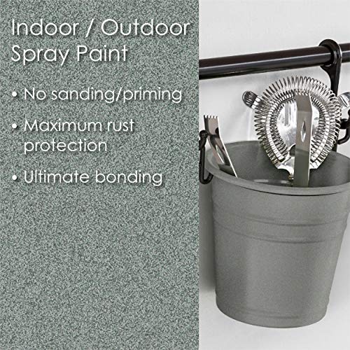 Image of Krylon Fusion All-In-One Adhesive Spray Paint for Indoor /Outdoor Use, 12 oz, Granite