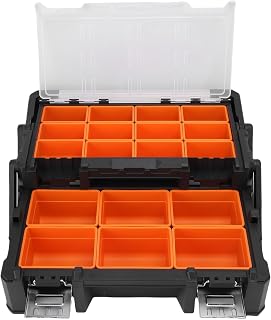 2 Layer 18 Compartment Small Parts Organizer