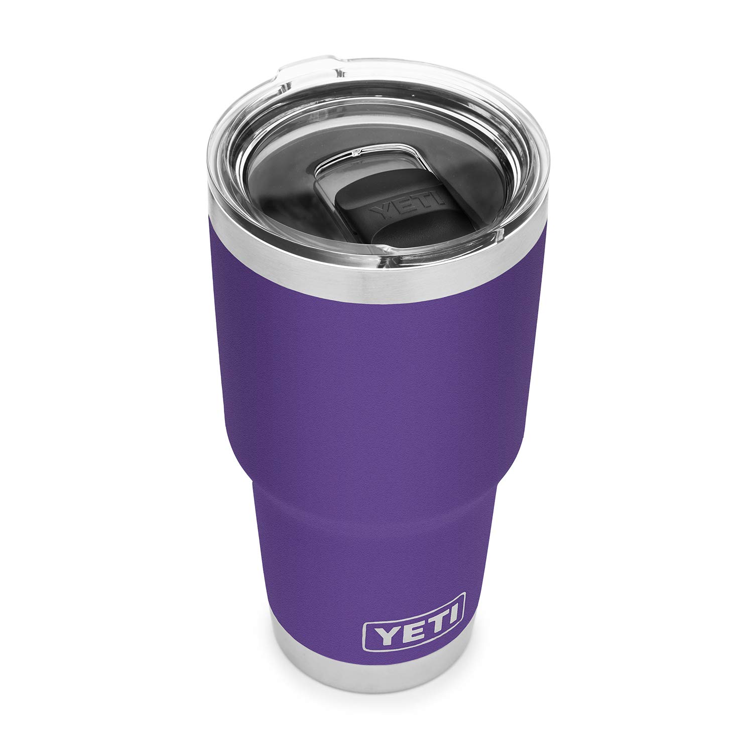 YETI Rambler 30 oz Tumbler, Stainless Steel, Vacuum Insulated with MagSlider Lid, Peak Purple