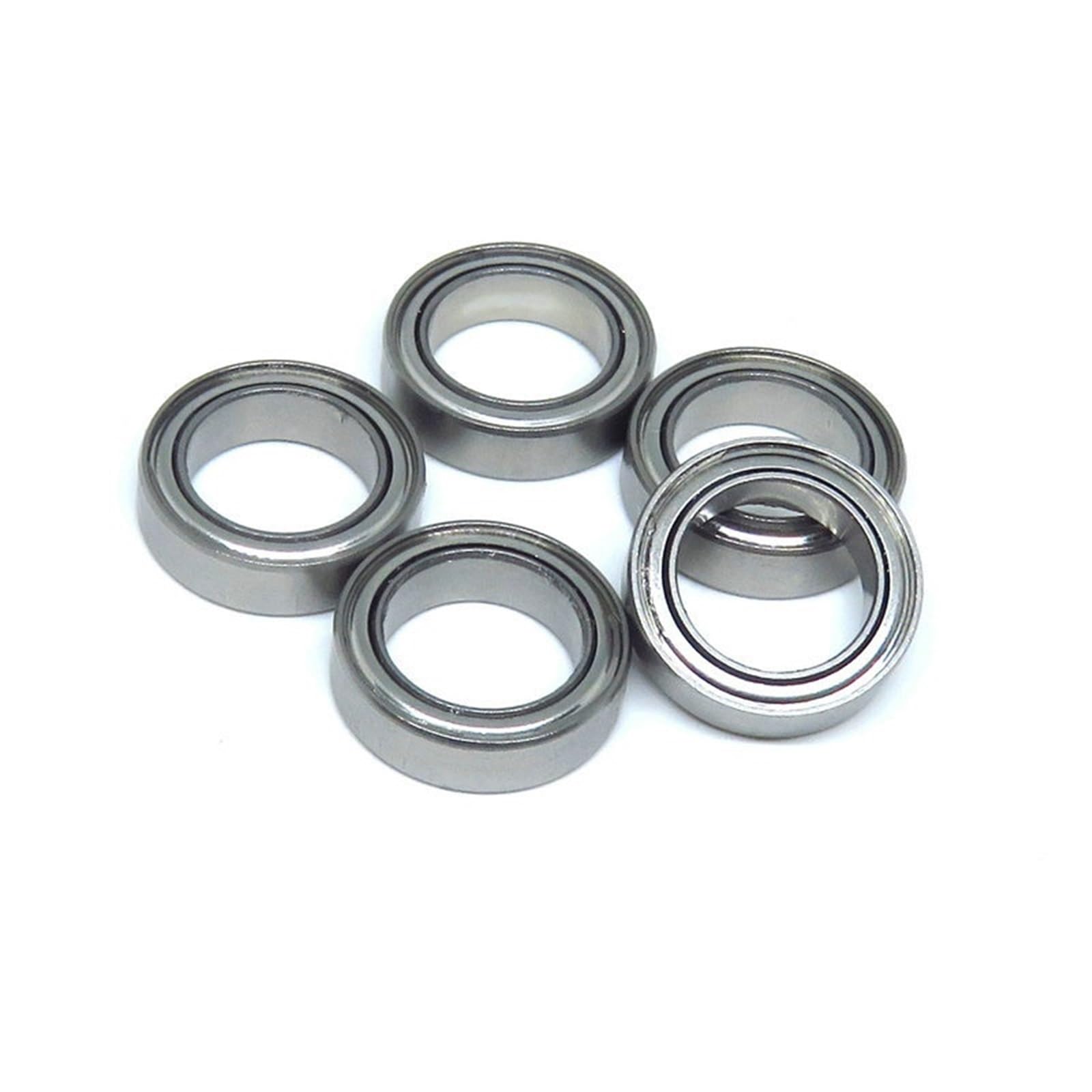Sourcing Map Lot De 4 Roulements 6702-2RS – 15x21x4 Mm, Acier Chromé, Double Joint Caoutchouc, Précision P6 Z2