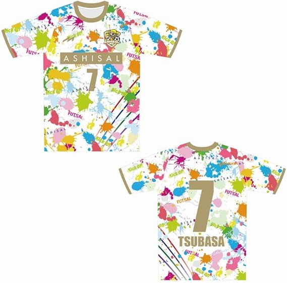 アシザルFC 130ウェア 番号4 カラフル ASHISAL あしざるFC ユニフォーム 130cm 弾丸くん - メルカリ