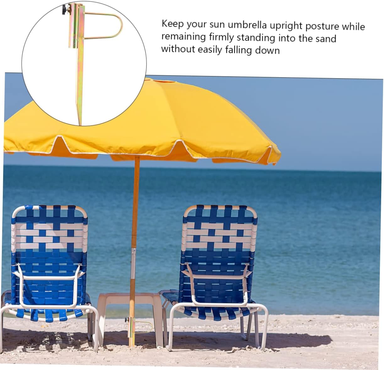 Sun Umbrella Base Outdoor Umbrella Anchor Stand Anchor for Beach Sun Shade for Windproof Protection