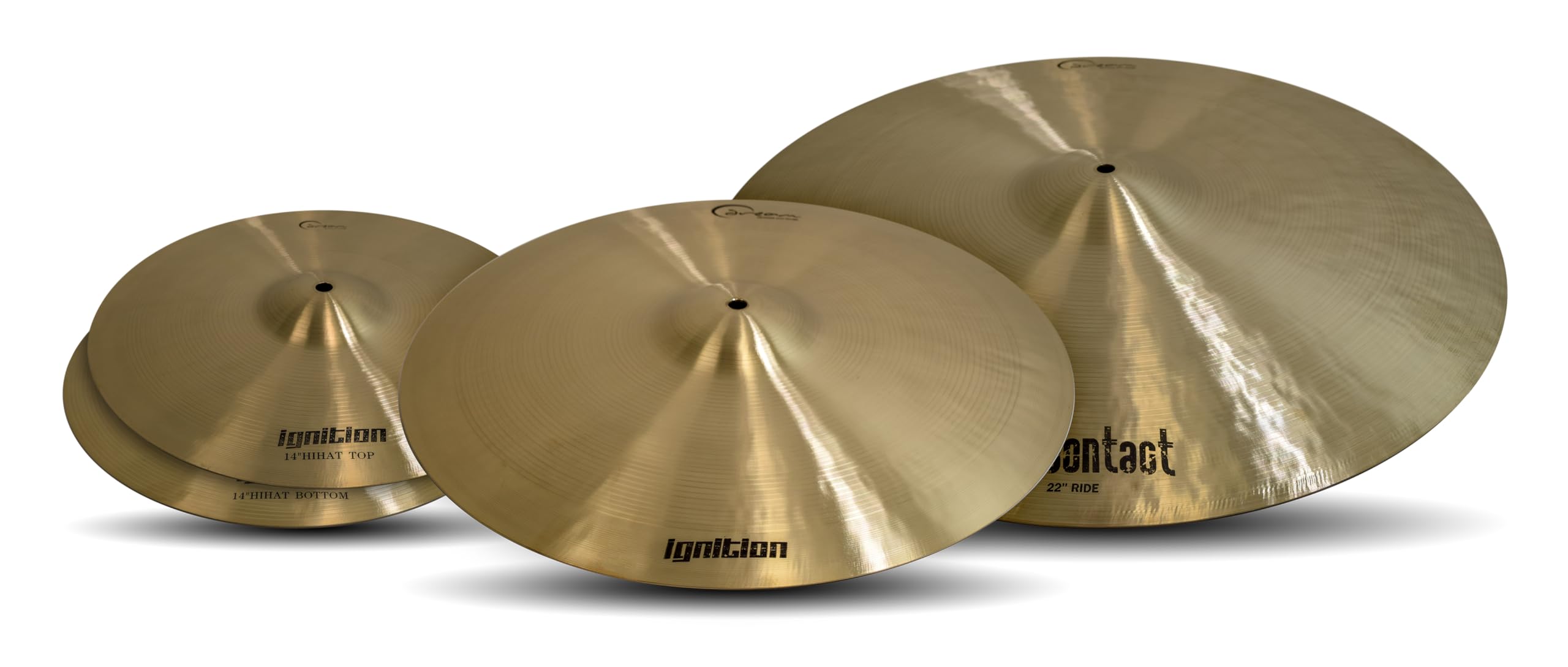 Dream Cymbals and Gongs IGNCP3+ Ignition Series 3 Piece Cymbal Pack Large - 14/18/22 inch