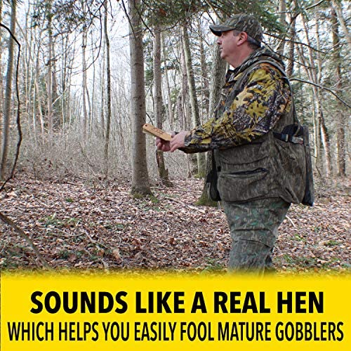 ESH Turkey Call Starter Pack - All-Weather Turkey Box Call, Mouth Call, and Slate Pot Call with Hickory Striker Kit - Hunting Accessories for Beginner and Pro Hunters - Thumbnail 2