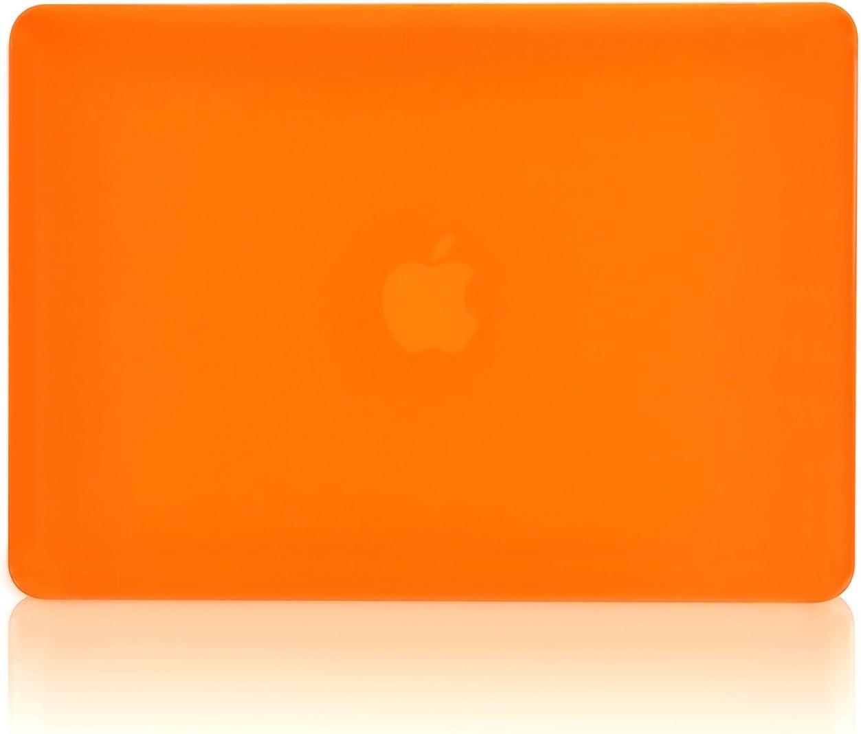 TOP CASE - Classic Series Rubberized Hard Case Compatible Older Generation MacBook Air 13" (A1369 and A1466) (Release 2010-2017) (Orange)