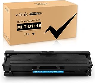 v4ink MLT-D111S MLTD111S Toner Cartridge Replacement for Samsung Xpress SL-M2026 M2026W M2070 M2070W M2070FW M2071 M2071FH M2071HW M2020W M2020 M2022 M2022W M2021 M2021W M2078W(Packaging may vary)
