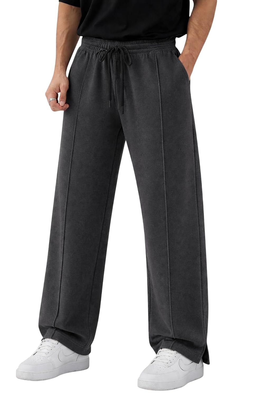 ENDEAVOUR WEAR Men’s Baggy Oversized Track Pants | Premium Cotton Rich Fabric | Straight Loose Fit Non-Cuffed | Gym, Stree... - Review, Price and Buying Guide