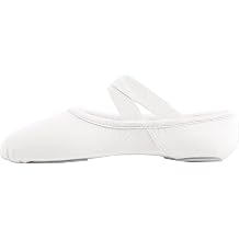 Cloud Soft 4 Way Stretch Canvas Ballet Shoes Split Sole Dance Slippers for Toddler Girls, Little Big Kids Training