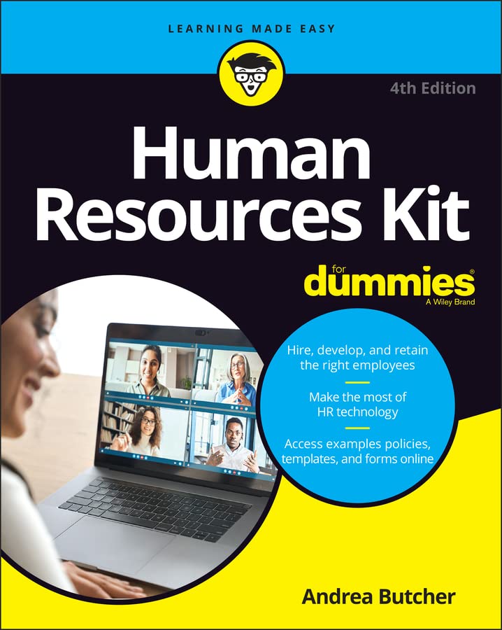 Human Resources Kit For Dummies eBook Butcher, Andrea Amazon.co.uk