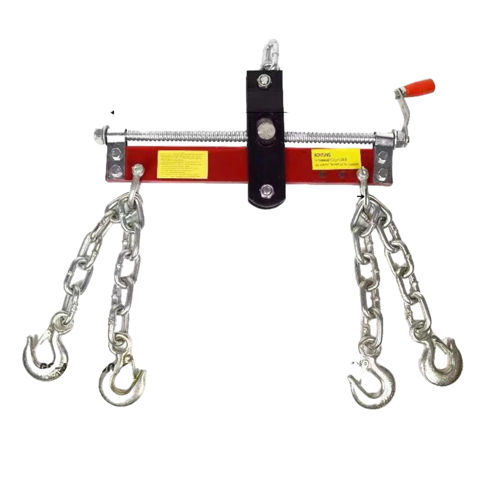 Elevador de Motores, Grúa de Taller, Accesorio para Garaje, Elevador de Tijera con Mango Ajustable