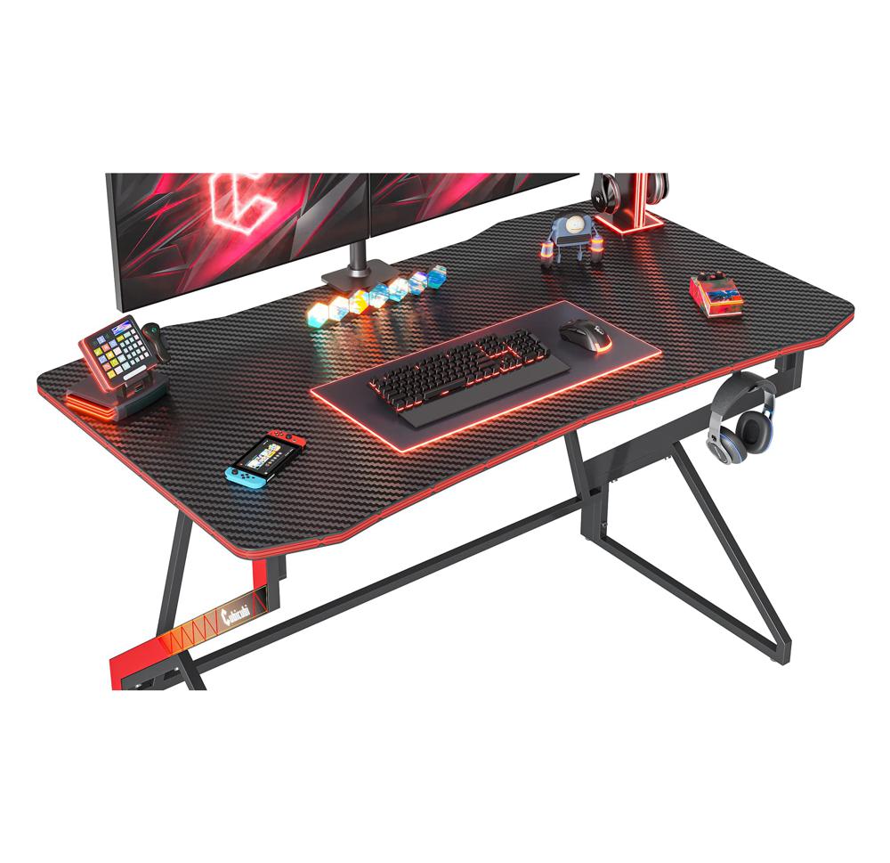 CubiCubiゲーミングデスク Amazon.com: CubiCubi Simple Gaming Desk Z Shaped 47 inch Gamer