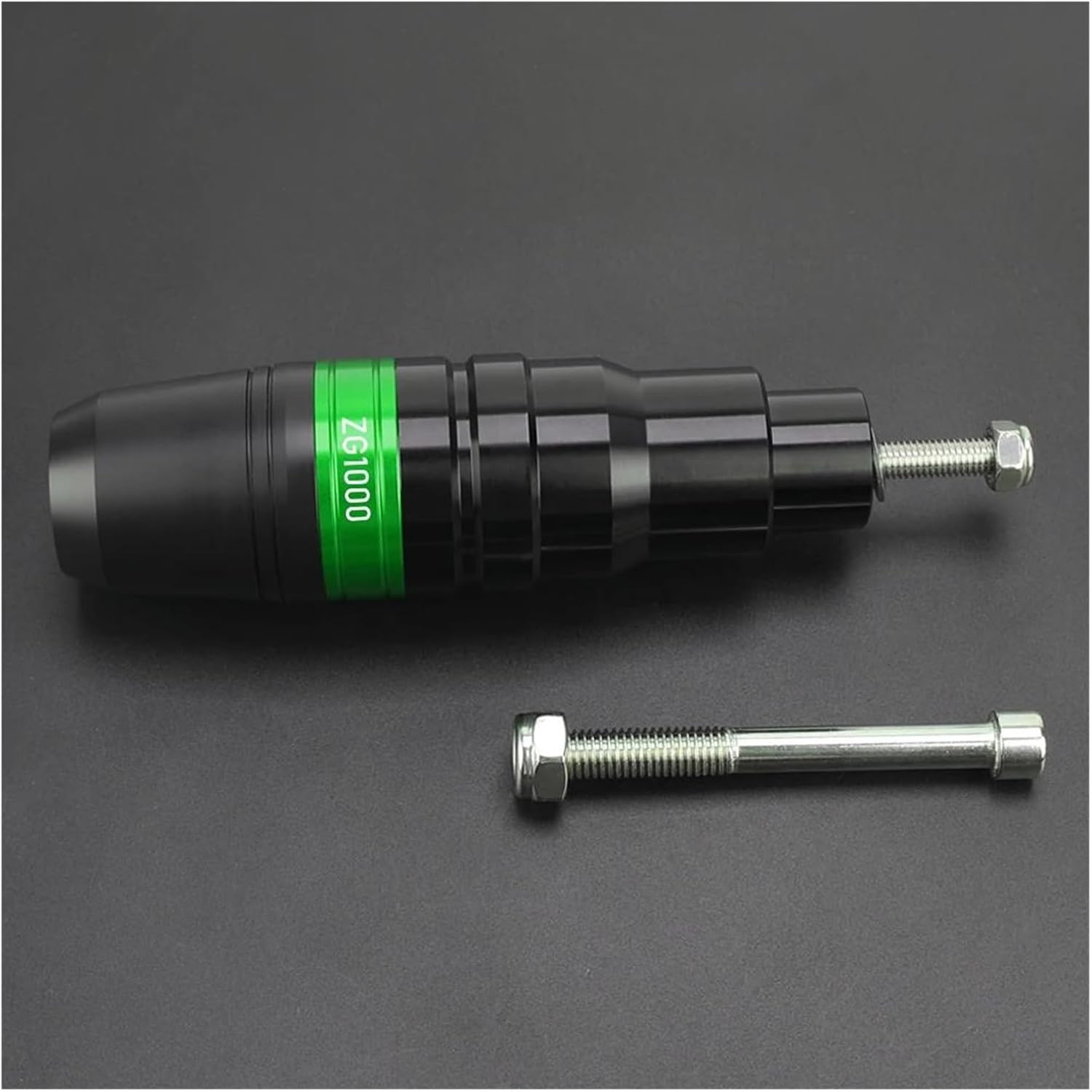 Anti Crash Pad Protector For Kawasaki Motorcycle ZG1000 CONCOURS 1992-2006 Exhaust Slide Guard(B-Green)