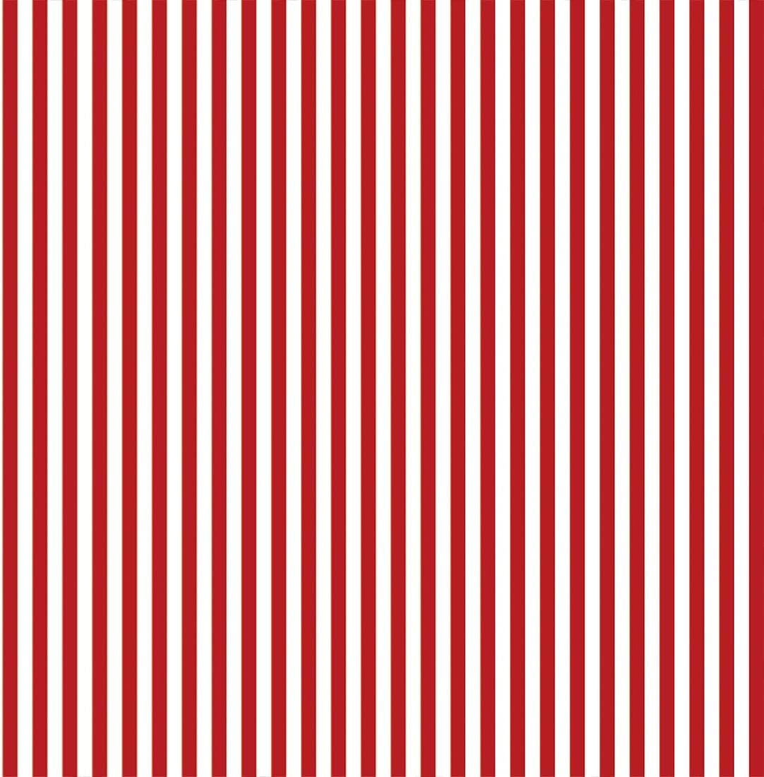 GLOW4U Red Striped Wallpaper Peel and Stick Red Stripe Shelf Liner Contact Paper Furniture Drawer Liner Wall Sticker 17.7X117 Inches