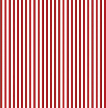 GLOW4U Red Striped Wallpaper Peel and Stick Red Stripe Shelf Liner Contact Paper Furniture Drawer Liner Wall Sticker 17.7X117 Inches