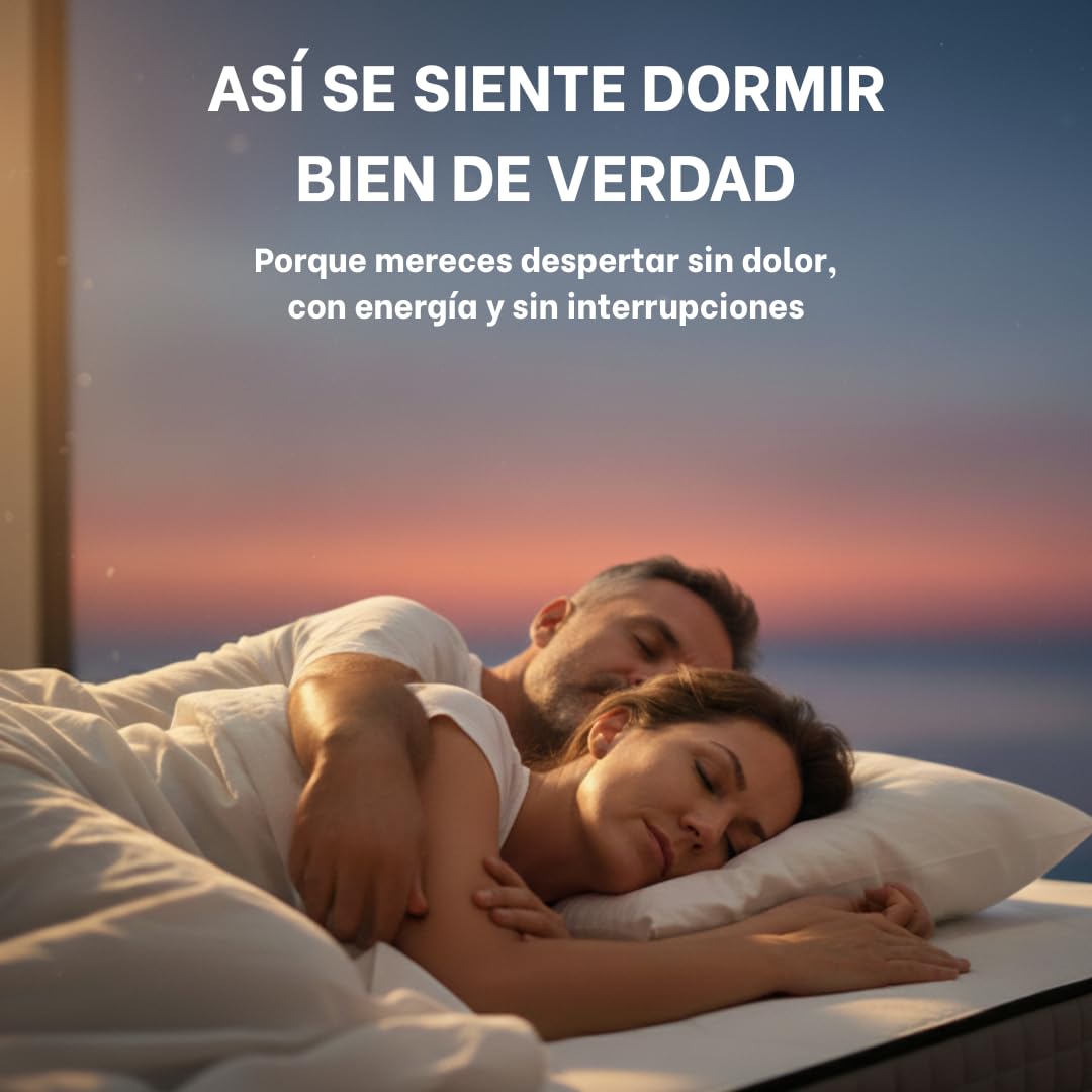 Moisury® Colchón Viscoelástico 150x190 Premium – Firmeza Alta 30 CM Altura – Colchón Ortopédico Titán – Alivio de Espalda y Alineación de Columna – Transpirable Antialérgico Ergonómico