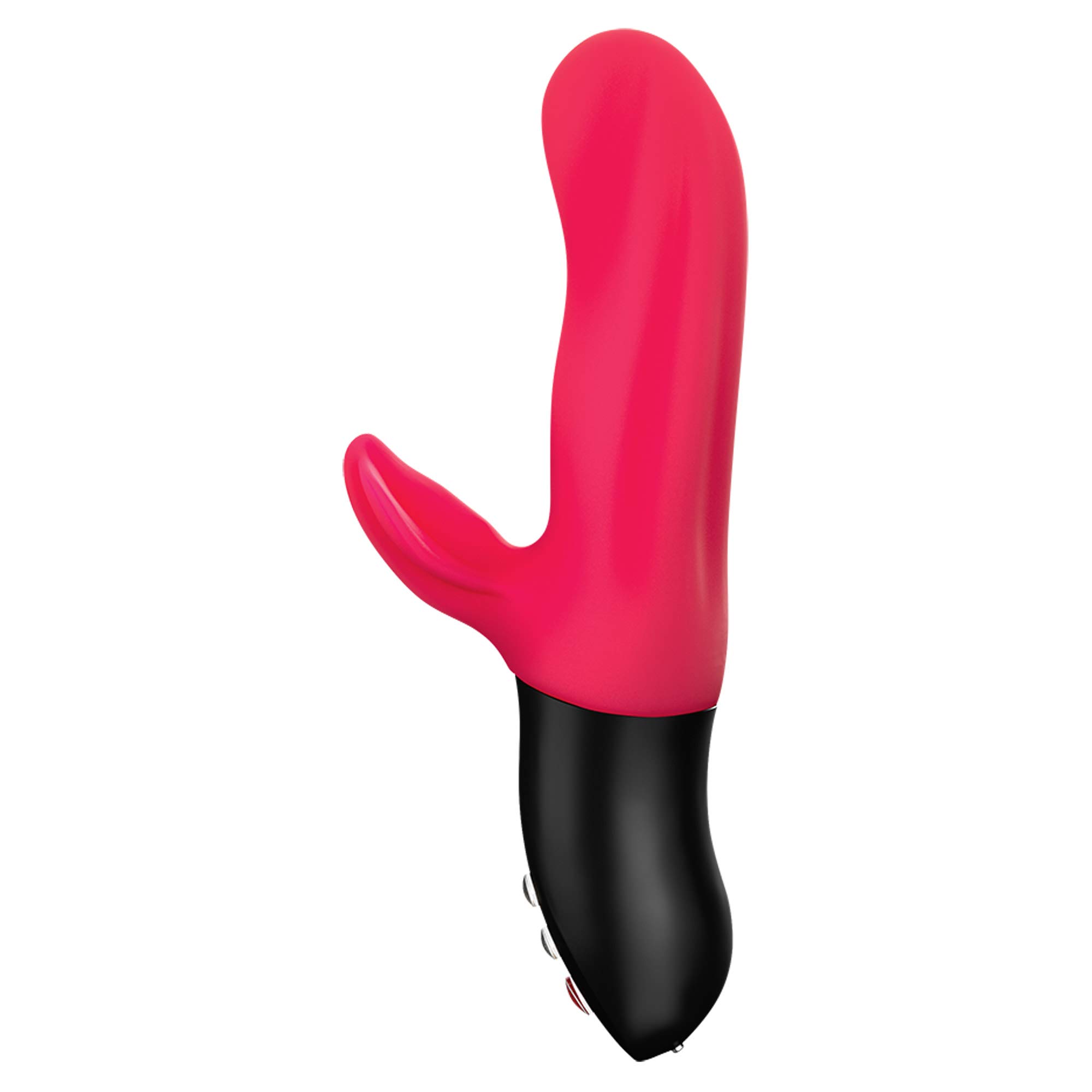 Fun Factory BI STRONIC FUSION - Vibratore urti | Sex toy rabbit punto G clitoride | Vibratori donna sesso realistico | Silicone | Rosso