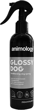 Animology Glossy Dog Conditioning Spray 250ml, Vitamin Enriched Aloe Vera Coat Conditioner
