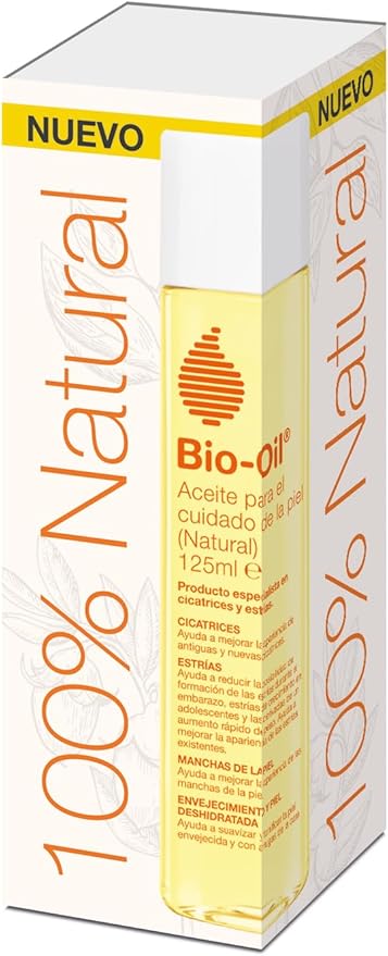 Bio-Oil Aceite Natural para Cuidado de la Piel, Mejora Cicatrices y Previene Estrías, 125 ml