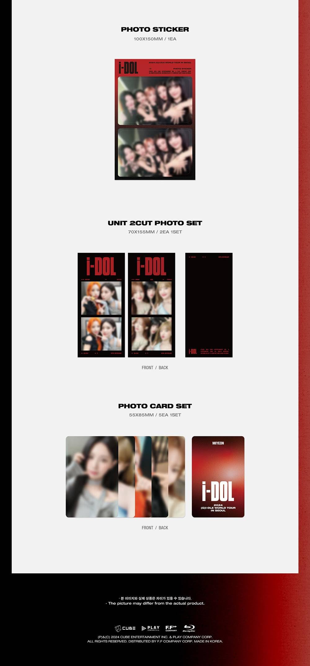 Amazon.co.jp: (G)I-DLE - 2024 (G)I-DLE WORLD TOUR [ iDOL ] IN