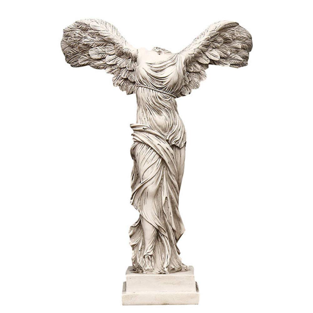 Statues Sculpture Figurines Statuettes,Creative Europe Vintage Resin White Abstract Goddess Character Figurine Collectible,Home Crafts Art Décor Desktop Statuettes For Indoor Living Room Office Hom