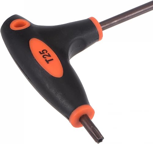 Miniatura 5 de uxcell Llave Torx a prueba de manipulaciones T25 con mango en T de doble extremo, acero S2 2 unids