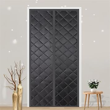 sturdy Winter Curtain Easy Installation Thermal Waterproof Keep Warm Cold-Proof Punch-free Window for Home Office and Store(70cm,D)