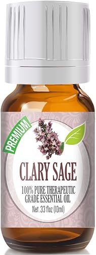 Aceite esencial de salvia clara 100 puro grado terapéutico aceite de salvia clara 10 ml
