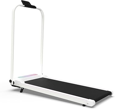 2-in-1 Foldable Treadmill with Vibration & Incline, 0.5-5 MPH Portable Walking Pad with Remote Control, 300LBS Weight Capacity Compact Treadmill for Home, Office, Apartment, Small Spaces