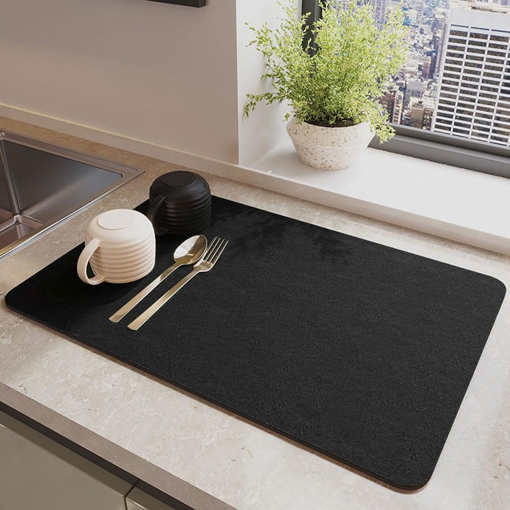 Tappetino Scolapiatti Assorbente Odot - Blu, 30x40cm, Antiscivolo, Per Cucina E Macchina Caffè