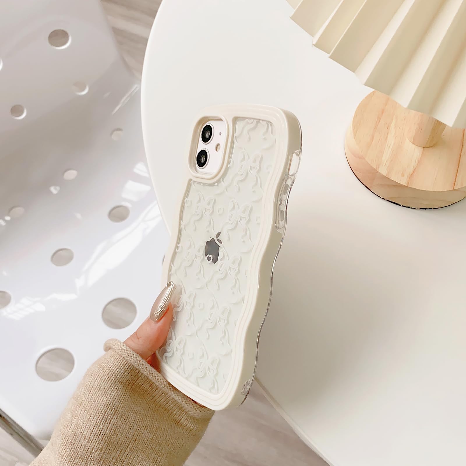 Amazon.com: NITITOP Compatible for iPhone 11 Case Cute Bow Knot  