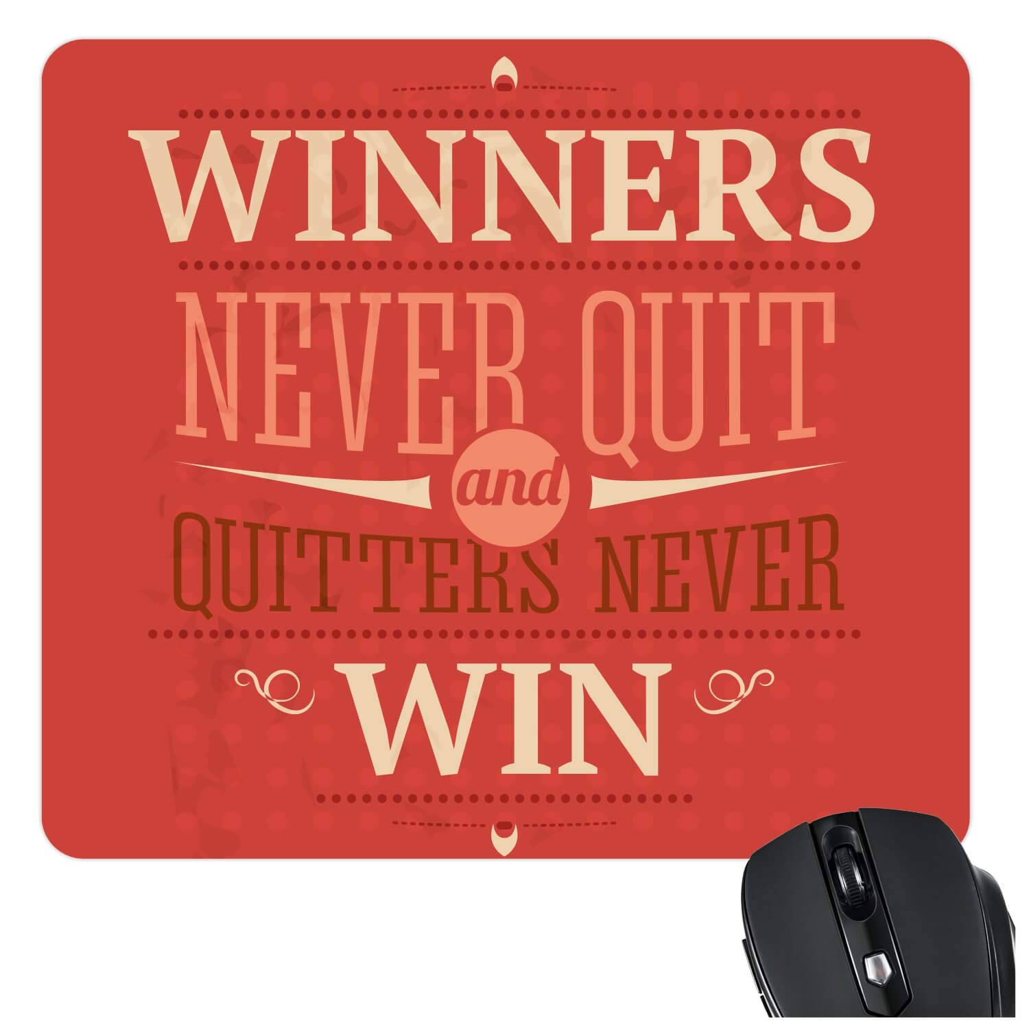 YaYa cafe New Year Christmas Gifts Motivational Quote Printed Mousepad for Computer, PC, Laptop - Winners Never Quit (B07JVKVRGL) Amazon Price History, Amazon Price Tracker
